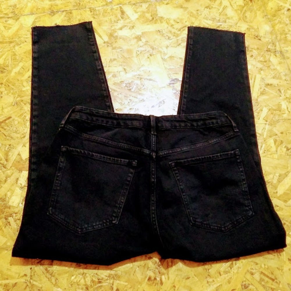 *OLD NAVY CURVY*O.G. STRAIGHT JEANS*DISTRESSED *WOMEN 14W*BUTTON FLY*NWT* - Picture 6 of 11